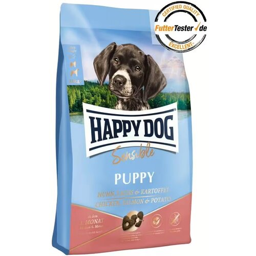 Happy Dog sensitive hrana za pse puppy, piletina, losos i krompir 10kg Cene
