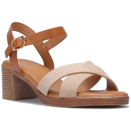 La Modeuse Sandali & Odprti čevlji 75011_P177325 Bež Cene