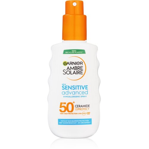 Garnier Ambre Solaire Sensitive Advanced sprej za sunčanje za osjetljivu kožu SPF 50+ 150 ml Slike