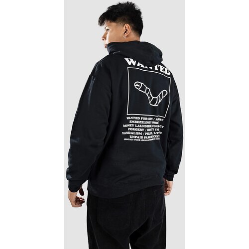 A-Lab Wanted Black Pulover s kapuco black Cene