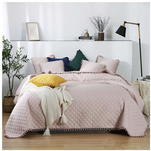 Edoti prekrivač za krevet Pompoo A735 roze Cene