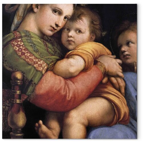 Slika - Rafael Santi – Madonna on a Chair 60x60 Standard Cene