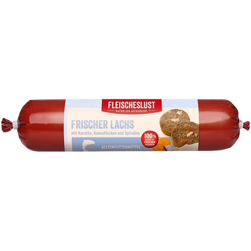  Varčno pakiranje Fleischeslust 12 x 800 g - Classic: sveži losos s spirulino in kokosom Cijene