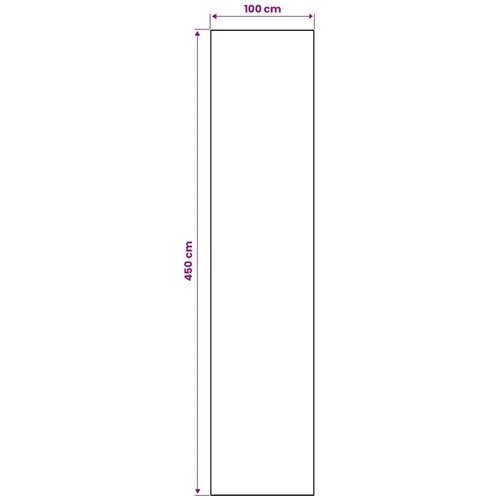  Traka za tepih ORIZ 1150 gsm Siva i bijela - Siva i bijela 100 x 450 cm Slike