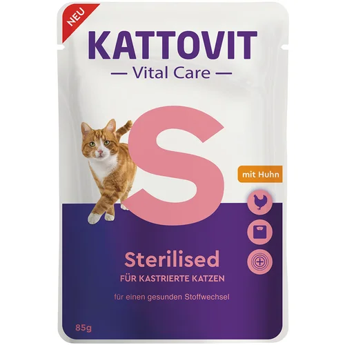 Kattovit Vital Care Sterilised Pouches s piletinom - 85 g