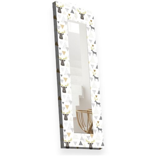 Wallity Zidno ogledalo s drvenim okvirom 40x120 cm - Cijene
