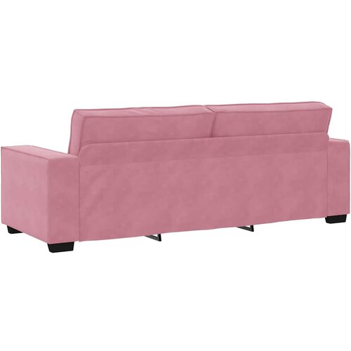  3-dijelni set sofa s jastucima, ružičasti bar&amp;scaron;un Slike