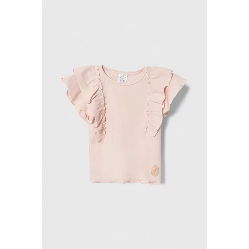 Jamiks Otroška kratka majica roza barva
