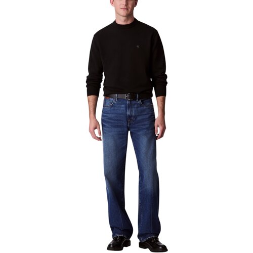 Calvin Klein Jeans Puloverji LS EZ COTTON CREWNK LV04RC309G Črna Slike