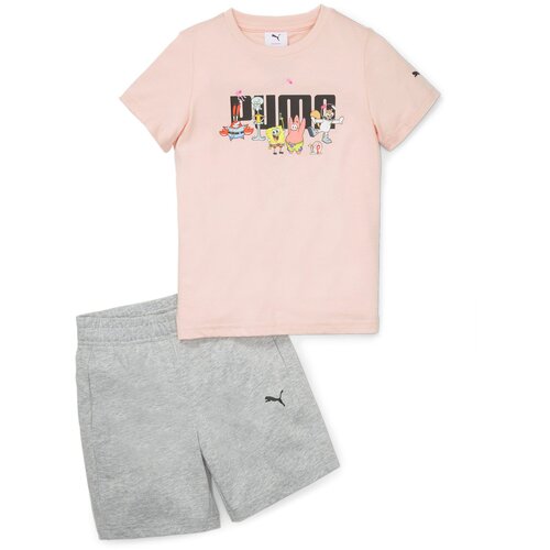 Puma Komplet žuta / siva melange / roza / crna Slike