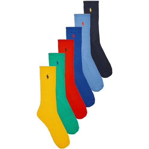 Polo Ralph Lauren SOLIDS-CREW SOCK-6 PACK Višebojna Cene