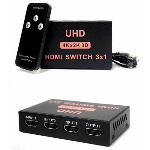 Fast Asia hdmi switch 3x1 4Kx2K 3D Cene