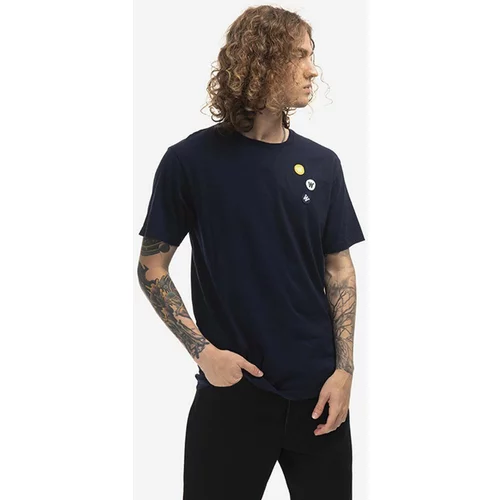 Wood Wood Pamučna majica Ace Patches T-Shirt boja: tamno plava, s aplikacijom, 10235704.2222-WHITE
