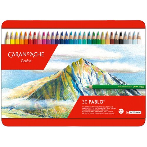 CARAN D&amp;#039;ACHE Set drvenih bojica Pablo 30 kom Slike