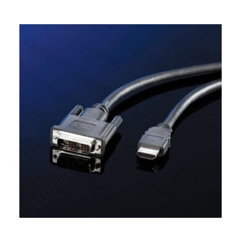 Roline DVI / HDMI priključni kabel DVI-D 18+1-polni utikač, HDMI A utikač 3.00 m crna 5532-04-11T00:00:00.000+02:00 sa z Cijene