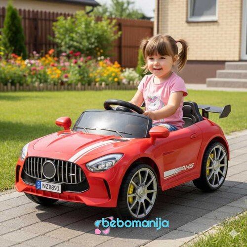  Auto za decu na akumulator (12V) sa ljuljajućom funkcijom SM-25104c &ndash; Crveni Cene