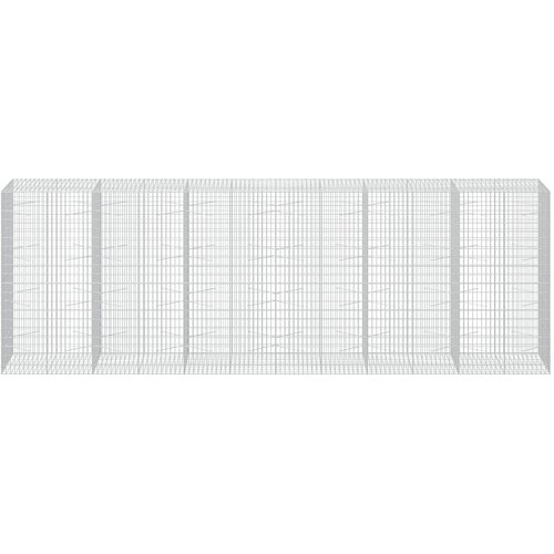  Gabion s žicom debljine 3,5 mm i mrežom 5x10 cm 600x100x200 cm Slike