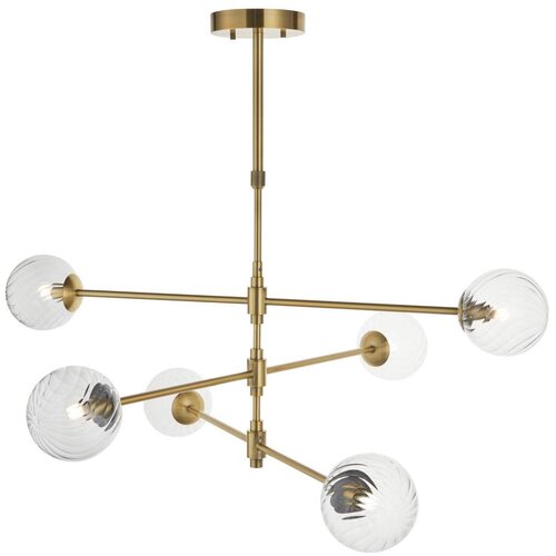  Endon 114039 - Luster na &scaron;ipci 6xG9/3,2W/230V zlatna Cene