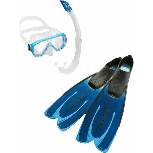 Cressi Agua &amp;amp; Onda &amp;amp; Mexico Set Blue 43/44 Slike
