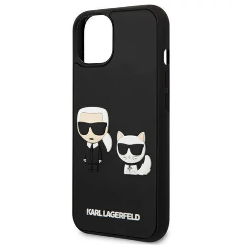 Karl Lagerfeld KLHCP13M3DRKCK za iphone 13 6.1 črna trda zaščita - full bodies 3D