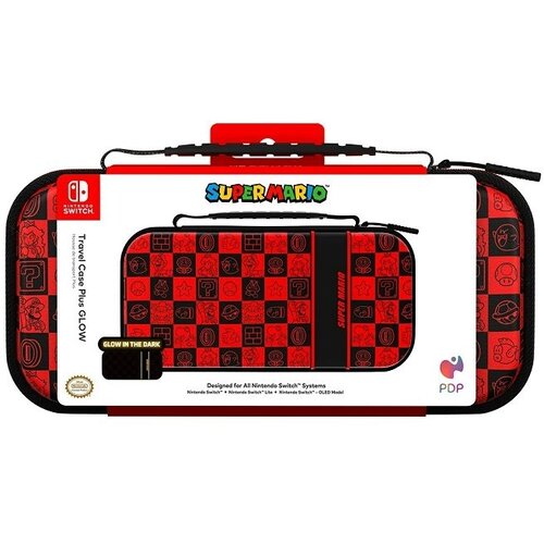 Pdp potovalna torbica Plus Mario Icon svetleča v temi za Nintendo Switch Slike