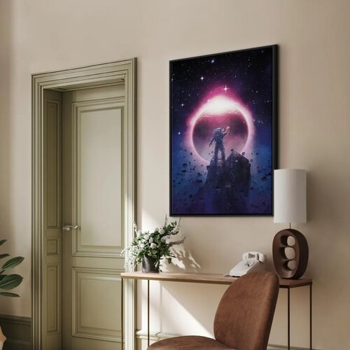  Slika - Close Meeting (1 Part) Vertical 40x60 U crnom drvenom okviru Slike