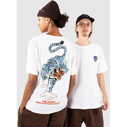 The Dudes Tiger Bear Blue T-shirt white Cene
