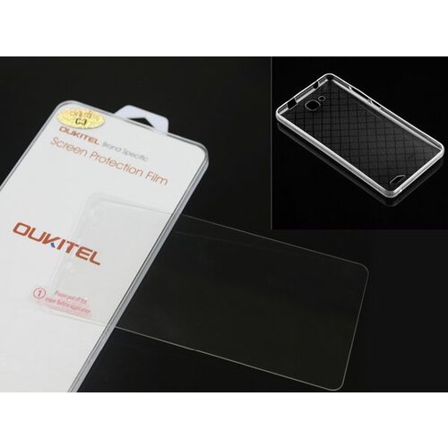 Oukitel Zastitna folija za C3 ( C3 TP protect film +case silikon ) C3 TP protect film +case silikon Cene