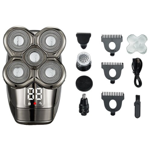 INF 5v1 mo&scaron;ki električni brivnik z LED, Type-C, 120min avton., (5000287153) Cene