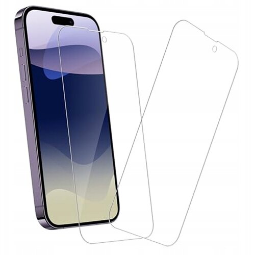 NIKCORP Za&scaron;čitno kaljeno steklo 9H za iPhone 14 Pro, 3D ukrivljeno, komplet 2 kosov, odporno na praske in prstne odtise, (5000249378) Cene