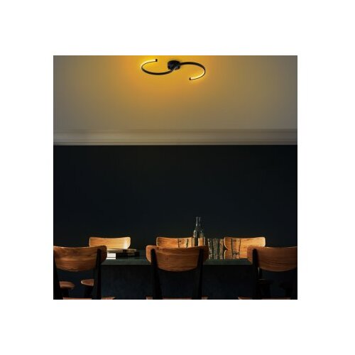 Opviq Črna LED stropna svetilka 25x10 cm Es &amp;ndash; Slike