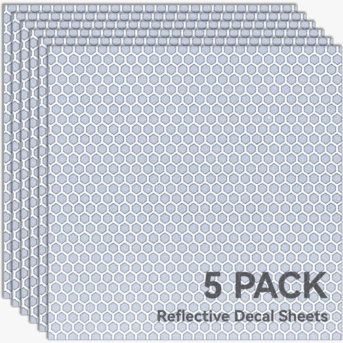 Bambu Lab Light Gray Reflective Decal Sheet (B-YZ002) Cene