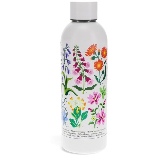 Rex London Bela steklenica za vodo iz nerjavečega jekla 500 ml Wild Flowers – Cene