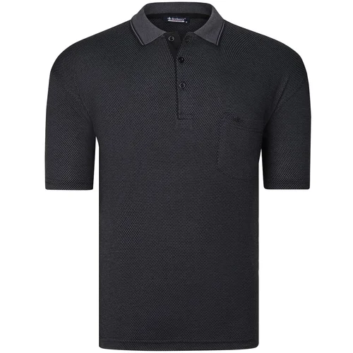 Dewberry T0733 MEN'S T-SHIRT-LIGHT BLACK