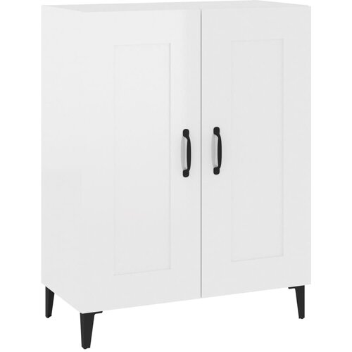 Maison Chic Komoda - Predalnik visok sijaj bela 69,5x34x90 cm konstruiran les, (21718968) Slike