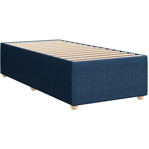 vidaXL Posteljni okvir moder 90x200 cm blago, (21292115) Cene