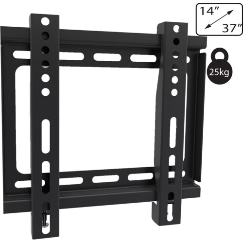 Amiko Nosač zidni za TV prijemnik 14" - 37", 25 kg, 1D - Wallmaster 14-37 FIX Cijene