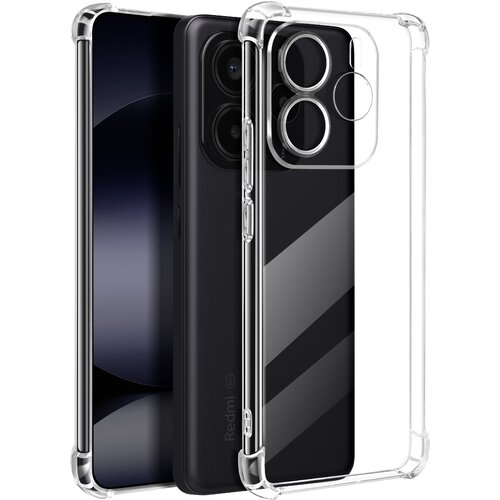 Oem Mayaxess, Udarno ohišje za Xiaomi Redmi Note 14 5G z ojačanimi vogali, Prozorno, (5000215672) Cene
