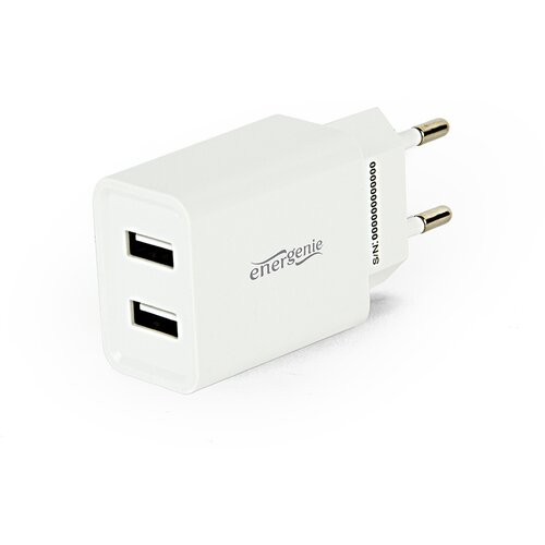  Punjač GEMBIRD, 2 porta 2,1A, white, EG-U2C2A-03-W Cijene