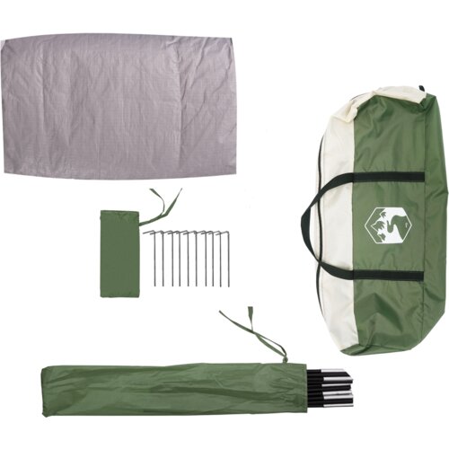 VidaXL &amp;Scaron;ator za spremanje bicikala s krovom Zelena 256 x 222 x 182 cm Slike