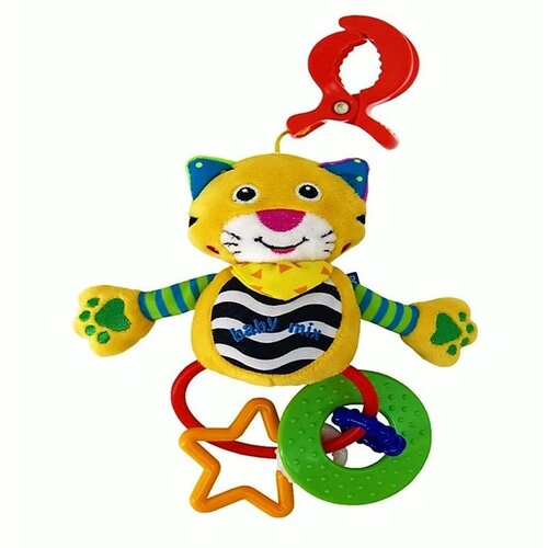 Baby Mix pli&scaron;asta ropotuljica tiger Cene
