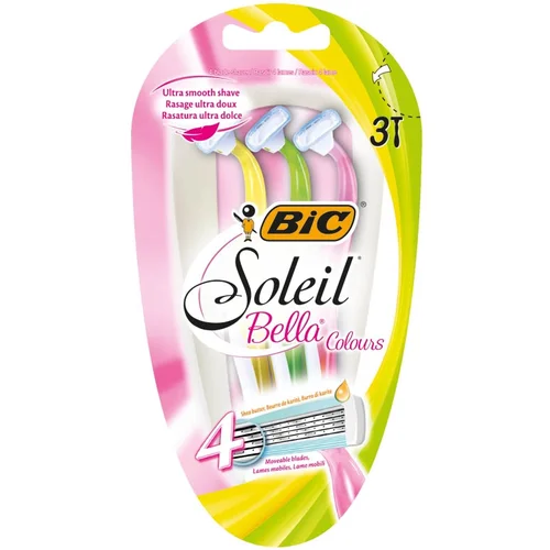 Bic Soleil Bella Colours brivniki za enkratno uporabo za ženske 3 kos