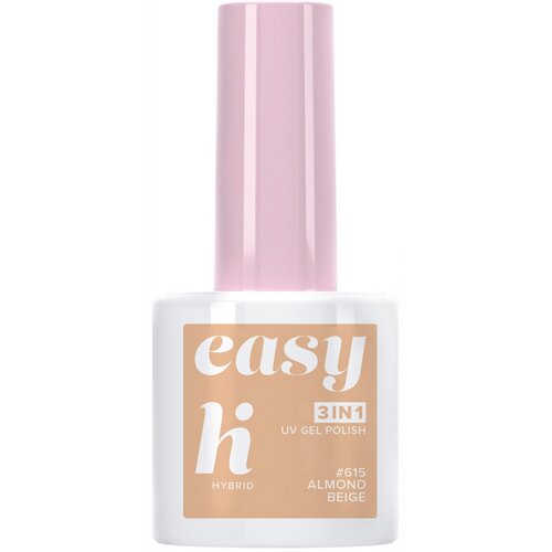 Hi Hybrid 3u1 UV lak - almond beige 5 ml #615 Slike