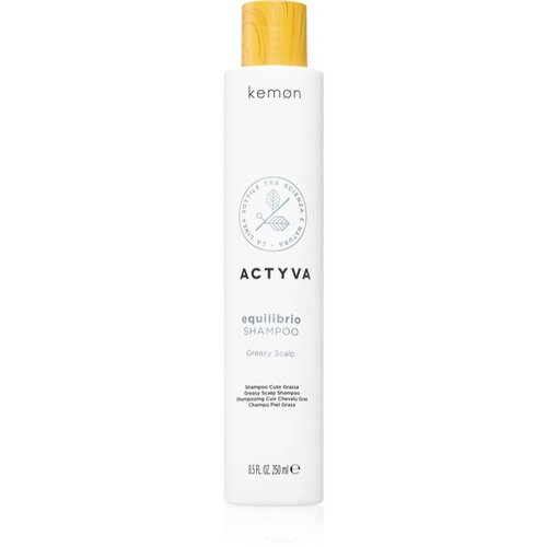 Kemon Actyva Equilibrio globinsko čistilni &amp;scaron;ampon za mastno lasi&amp;scaron;če 250 ml Slike