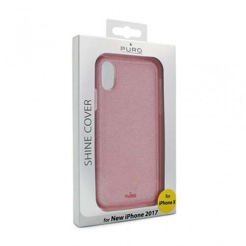 Maska puro shine za iphone x roze Slike