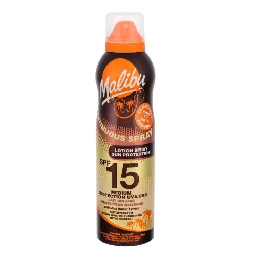 Malibu Continuous Spray SPF15 vodootporan sprej za zaštitu od sunca 175 ml
