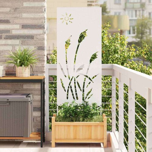  Privatnost u vrtu Bijelo 50 x 140 cm Hladno valjana čelična Cijene