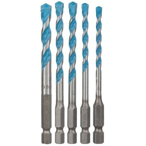 Bosch 5-delni set vi&amp;scaron;enamenskih burgija HEX-9 Multi Construction 2608589530/ 4; 5; 6; 6; 8 mm Slike