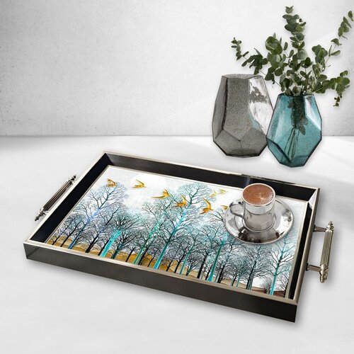 Aberto Design Poslužavnik TPG9940 50 x 29 x 3.5 cm, Šareni Cene