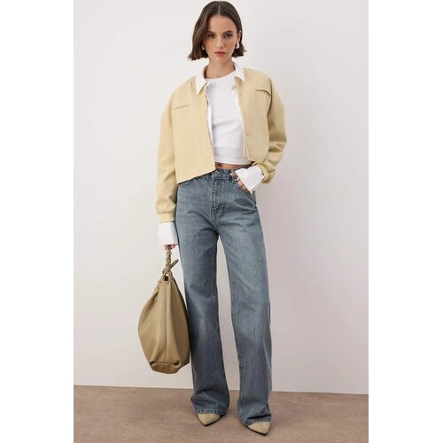TRENDYOLMILLA ženske pantalone Twoaw24Je00074, plava Slike